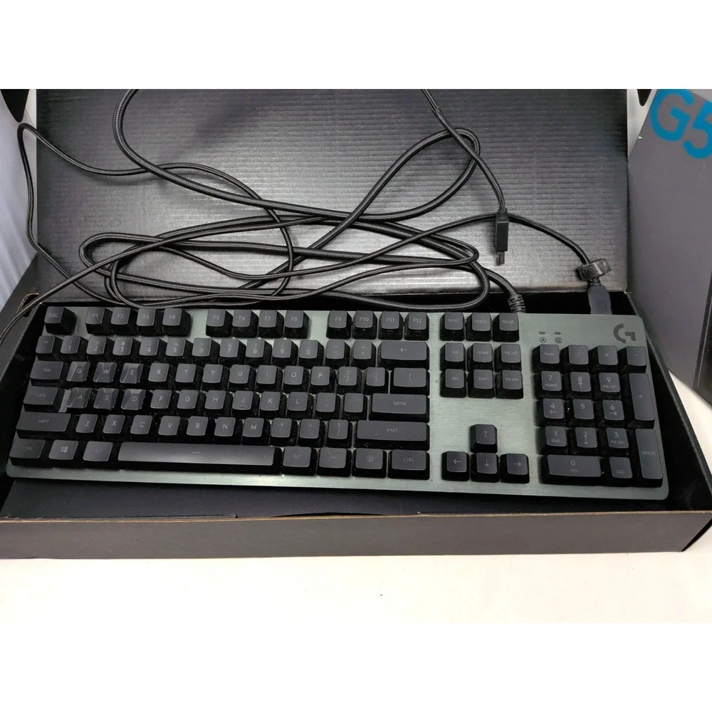 Logitech G513 Carbon Mechanical Gaming Keyboard GX Blue RGB Clicky Wired Tested